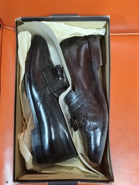 Men's Classic Tassel Loafers - Dark Brown Leather